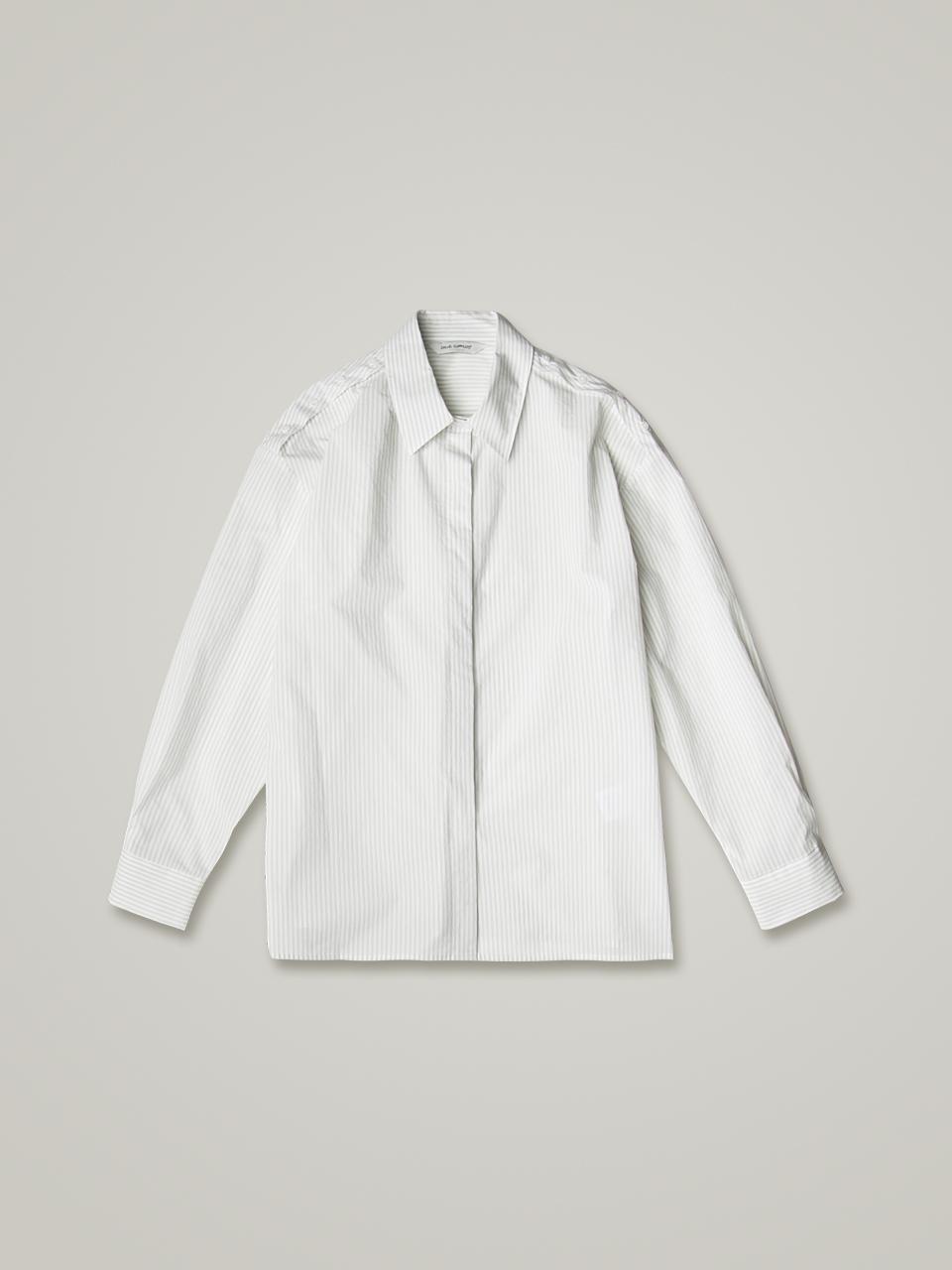 comos 838 see-through oversized shirt (white)