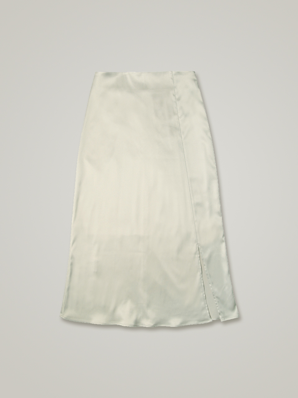 comos&#039;428 slit point skirt (khaki)