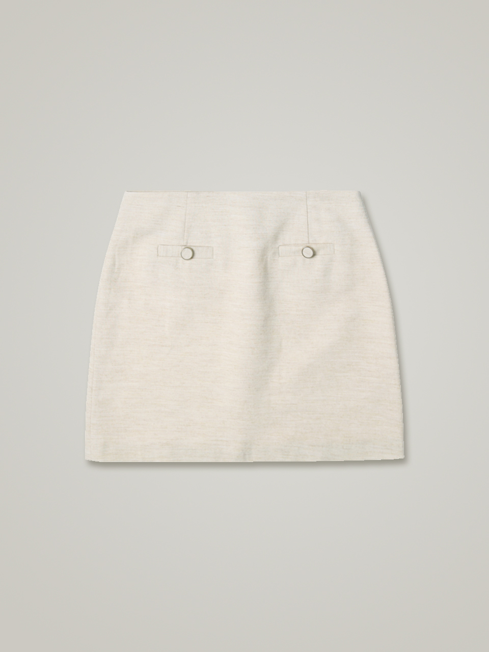 comos&#039;473 Classic Mini Skirt (Light Beige)
